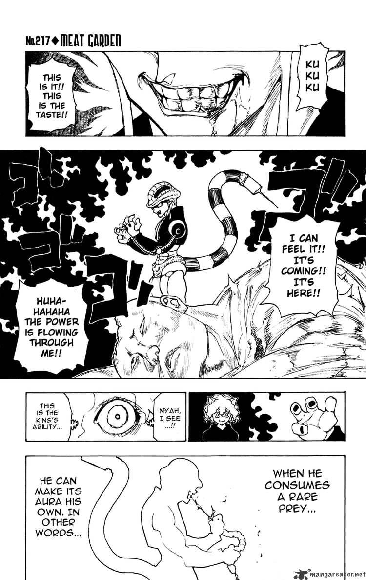 Hunter X Hunter - Chapter 217 : Meat Garden