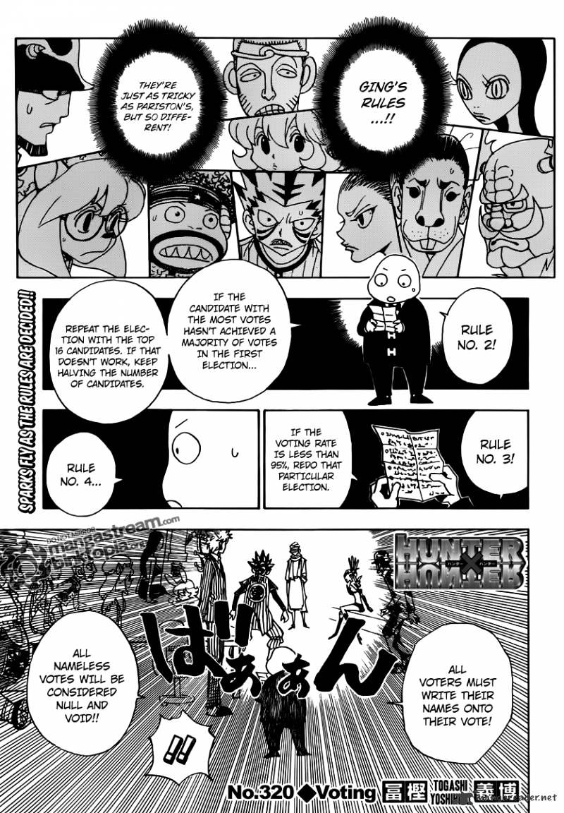 Hunter X Hunter - Chapter 320 : Voting