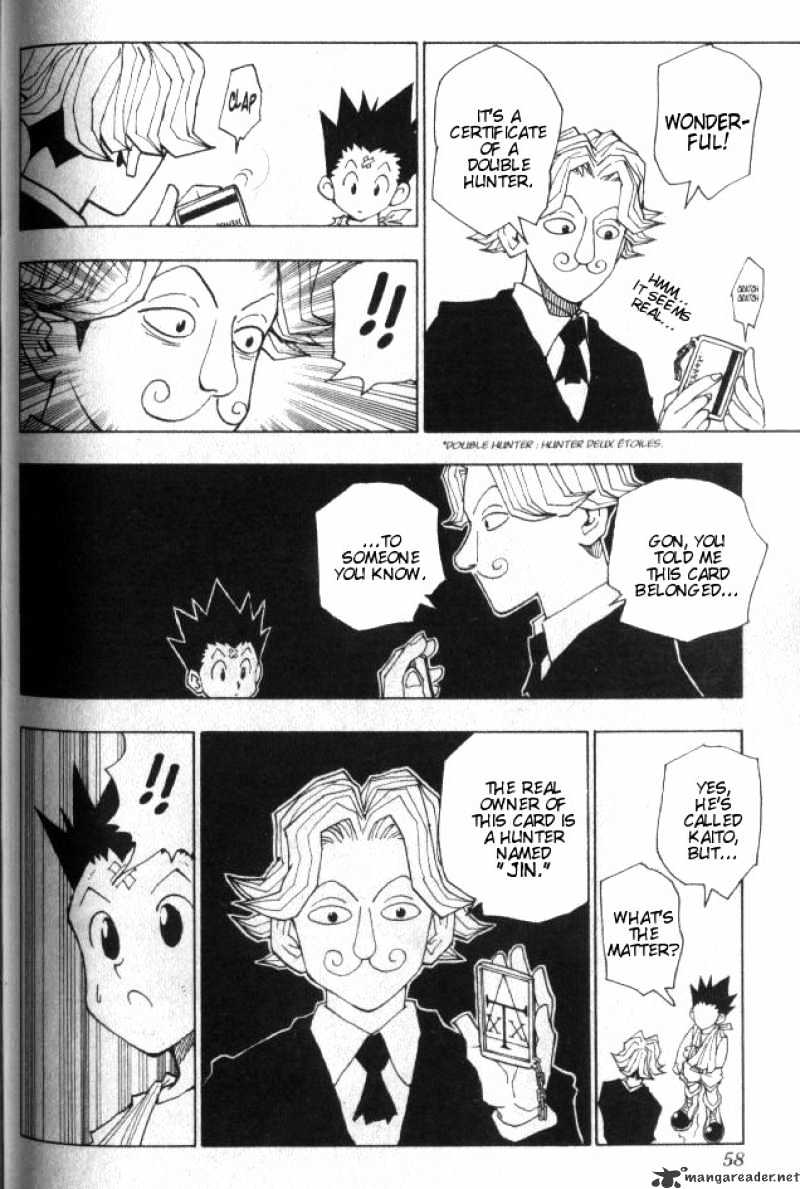 Hunter X Hunter - Chapter 38 : Jin Freaks