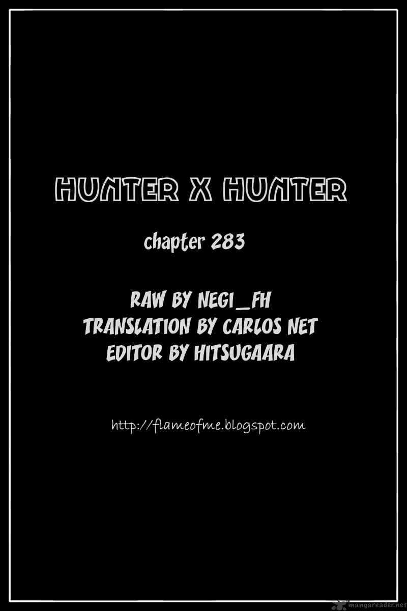 Hunter X Hunter - Chapter 283 : Resolve