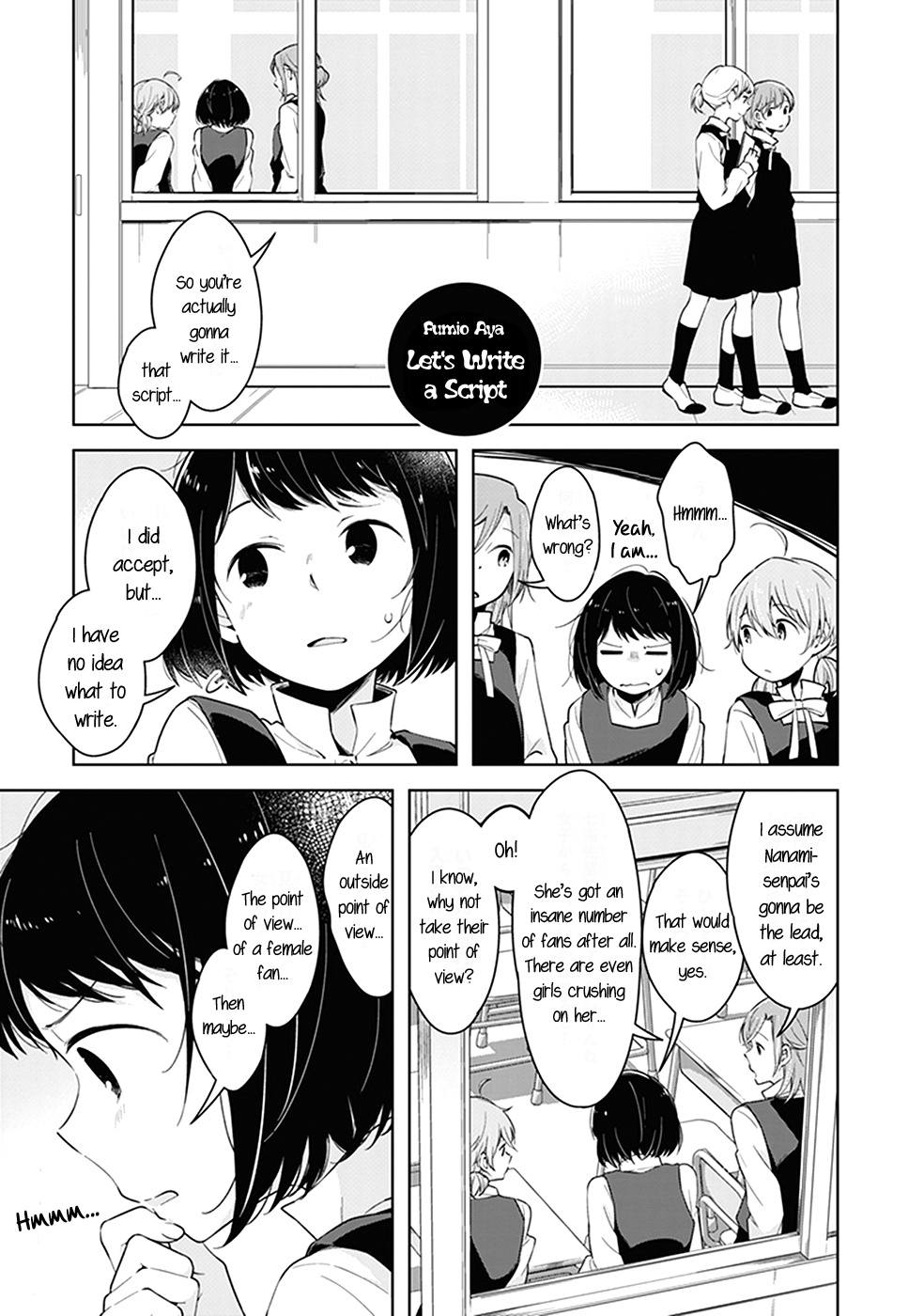 Bloom Into You: Official Comic Anthology - Chapter 8: Let's Write A Script!