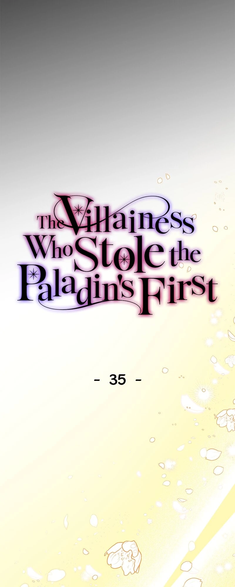 The Villainess Who Stole the Paladin's First - Chapter 35