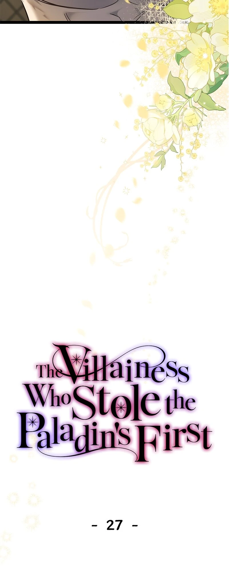 The Villainess Who Stole the Paladin's First - Chapter 27