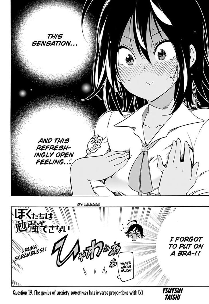 Bokutachi Wa Benkyou Ga Dekinai - Chapter 13