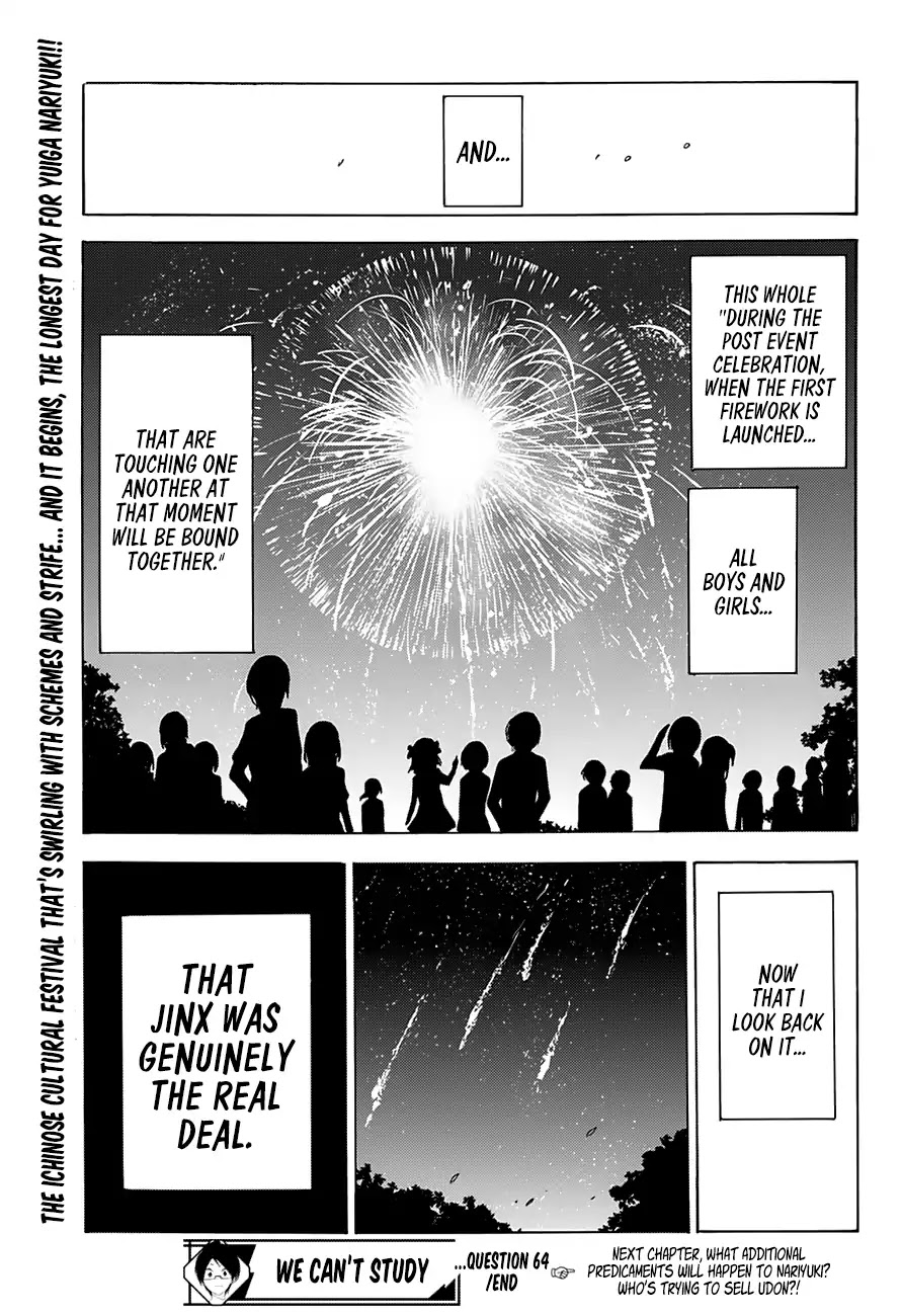 Bokutachi Wa Benkyou Ga Dekinai - Chapter 64: In The [X] Of Everyone, They Strive For The Expectations In Their Heart