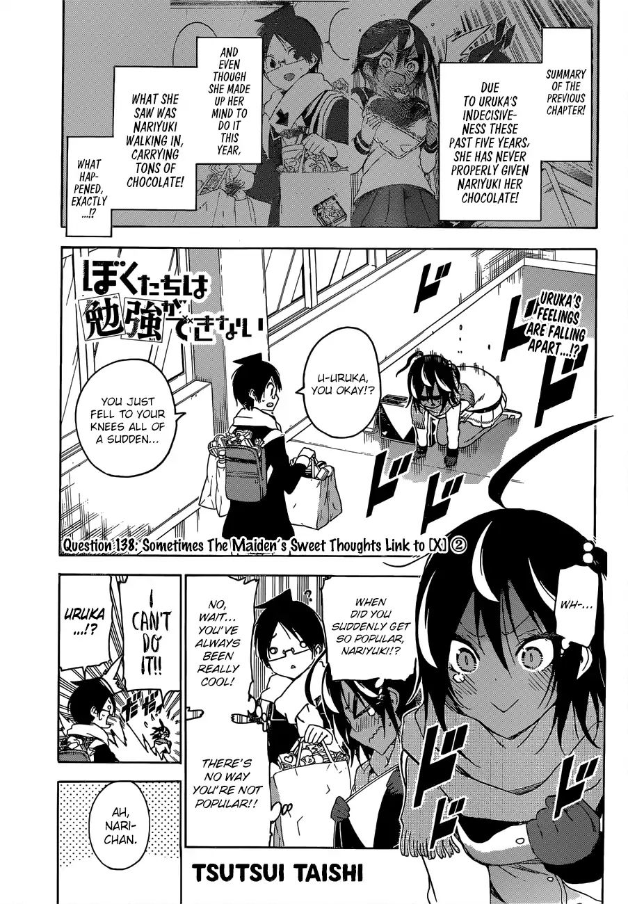 Bokutachi Wa Benkyou Ga Dekinai - Chapter 138: Sometimes The Maiden S Sweet Thoughts Link To [X] ②