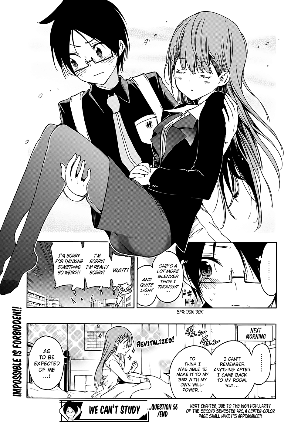 Bokutachi Wa Benkyou Ga Dekinai - Chapter 56