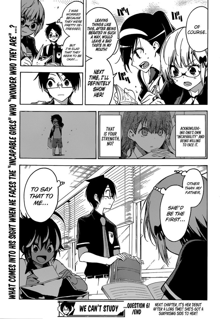 Bokutachi Wa Benkyou Ga Dekinai - Chapter 61