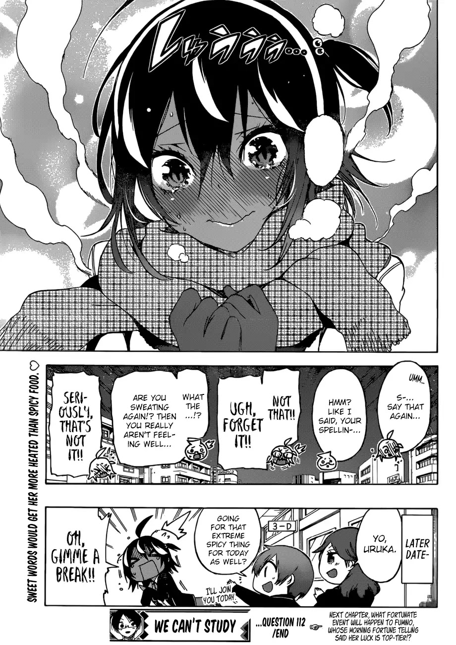 Bokutachi Wa Benkyou Ga Dekinai - Chapter 112: The Overcoat That Grieves From The Heat Sometimes Resists The Kindness Of [X]