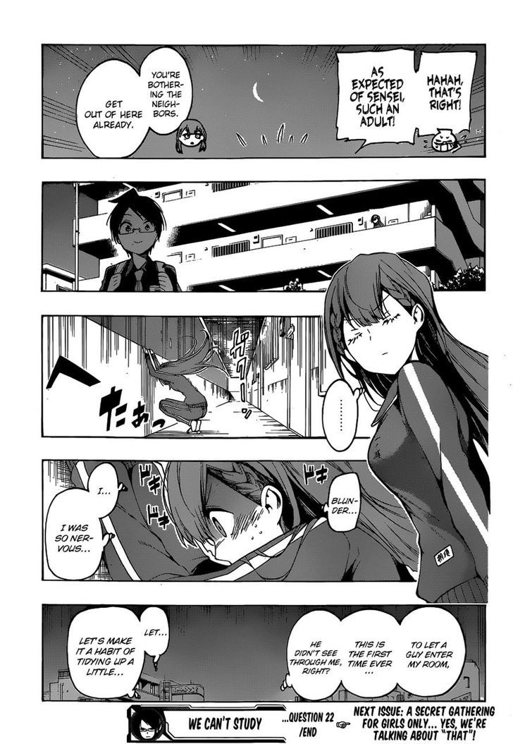 Bokutachi Wa Benkyou Ga Dekinai - Chapter 22