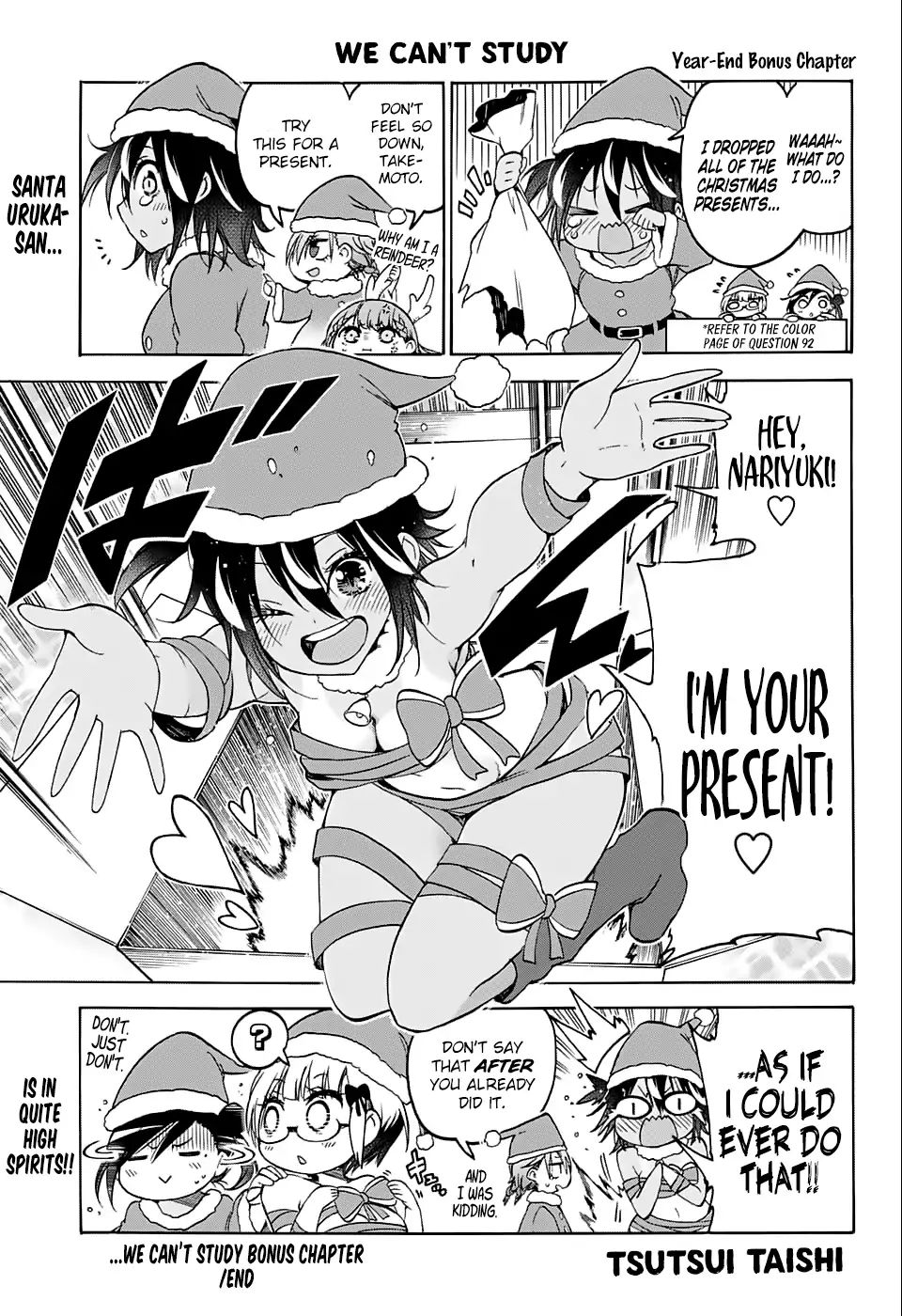 Bokutachi Wa Benkyou Ga Dekinai - Chapter 92.1: Question 92.1: End Of The Year Omake: The Tale Of Santa Uruka