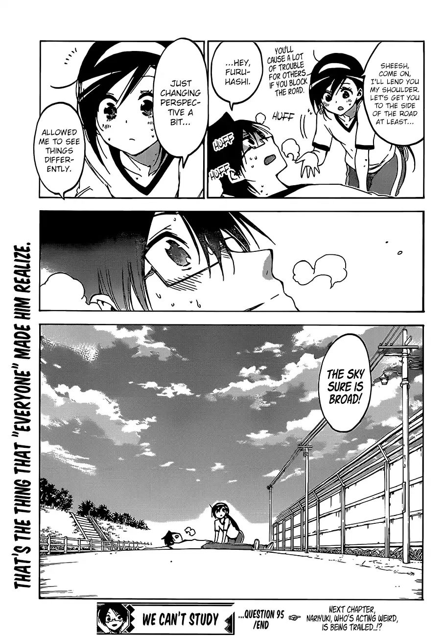 Bokutachi Wa Benkyou Ga Dekinai - Chapter 95: Thus, With An Epiphany, He Runs Because Of [X]