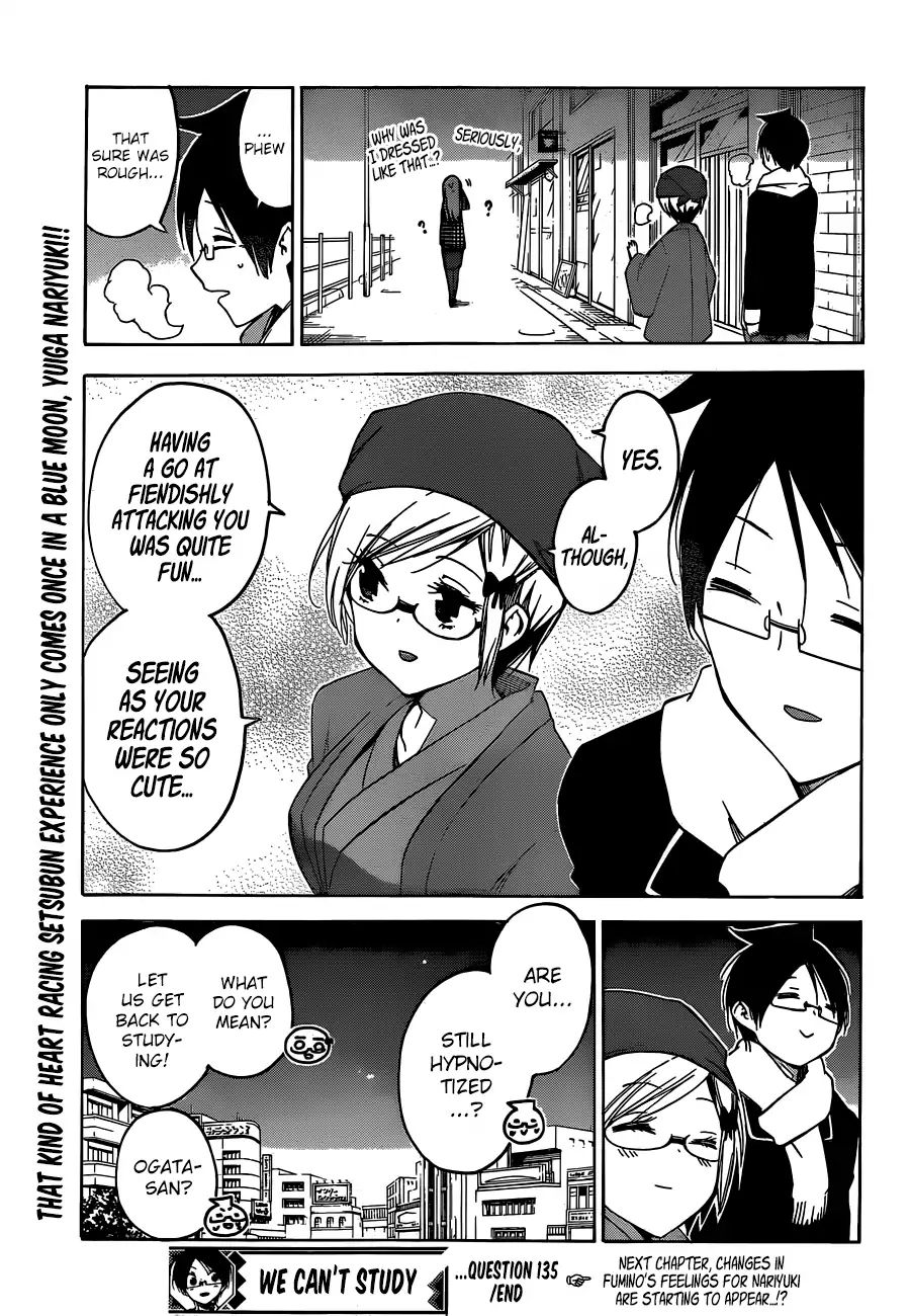 Bokutachi Wa Benkyou Ga Dekinai - Chapter 135: Sometimes They Choose [X] In The Presence Of Oni