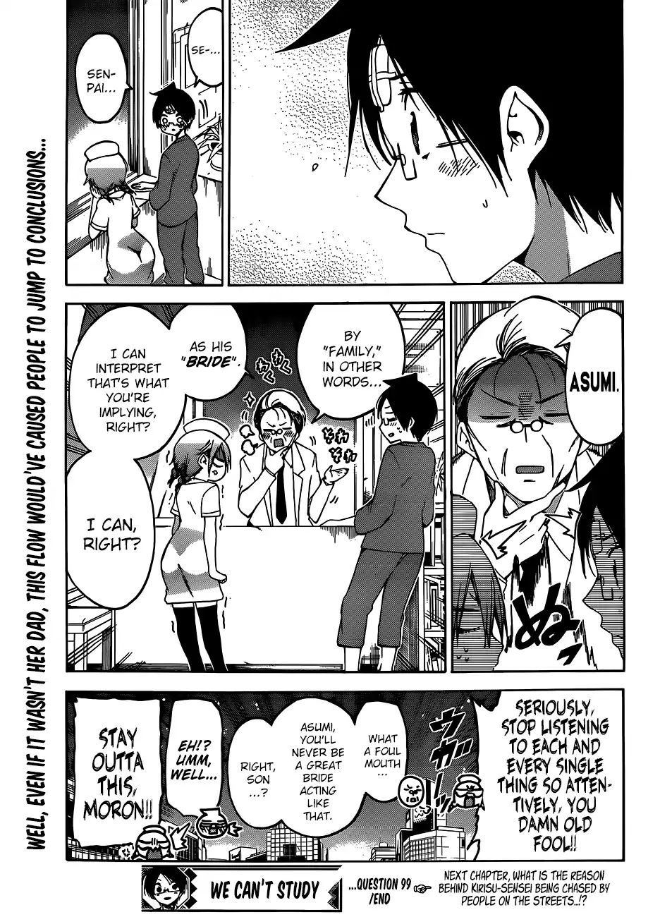 Bokutachi Wa Benkyou Ga Dekinai - Chapter 99: And Yet, The Predecessor Follows The Appearance Of [X], She Looks Towards Tomorrow