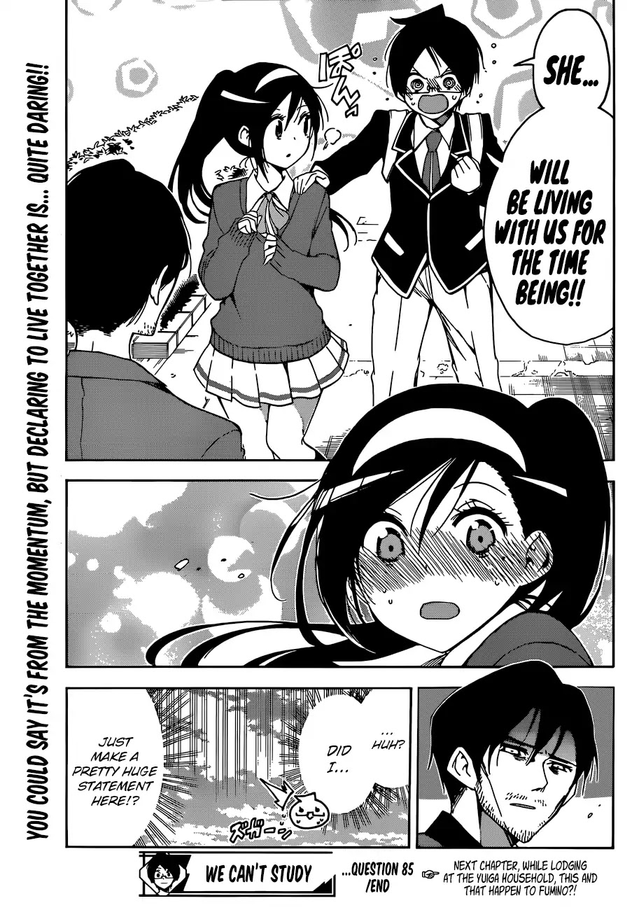 Bokutachi Wa Benkyou Ga Dekinai - Chapter 85: Naming The Beloved Star [X] ①