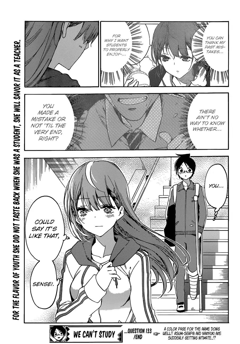 Bokutachi Wa Benkyou Ga Dekinai - Chapter 133: And So, The Predecessor Savors The [X] Of The Old Days