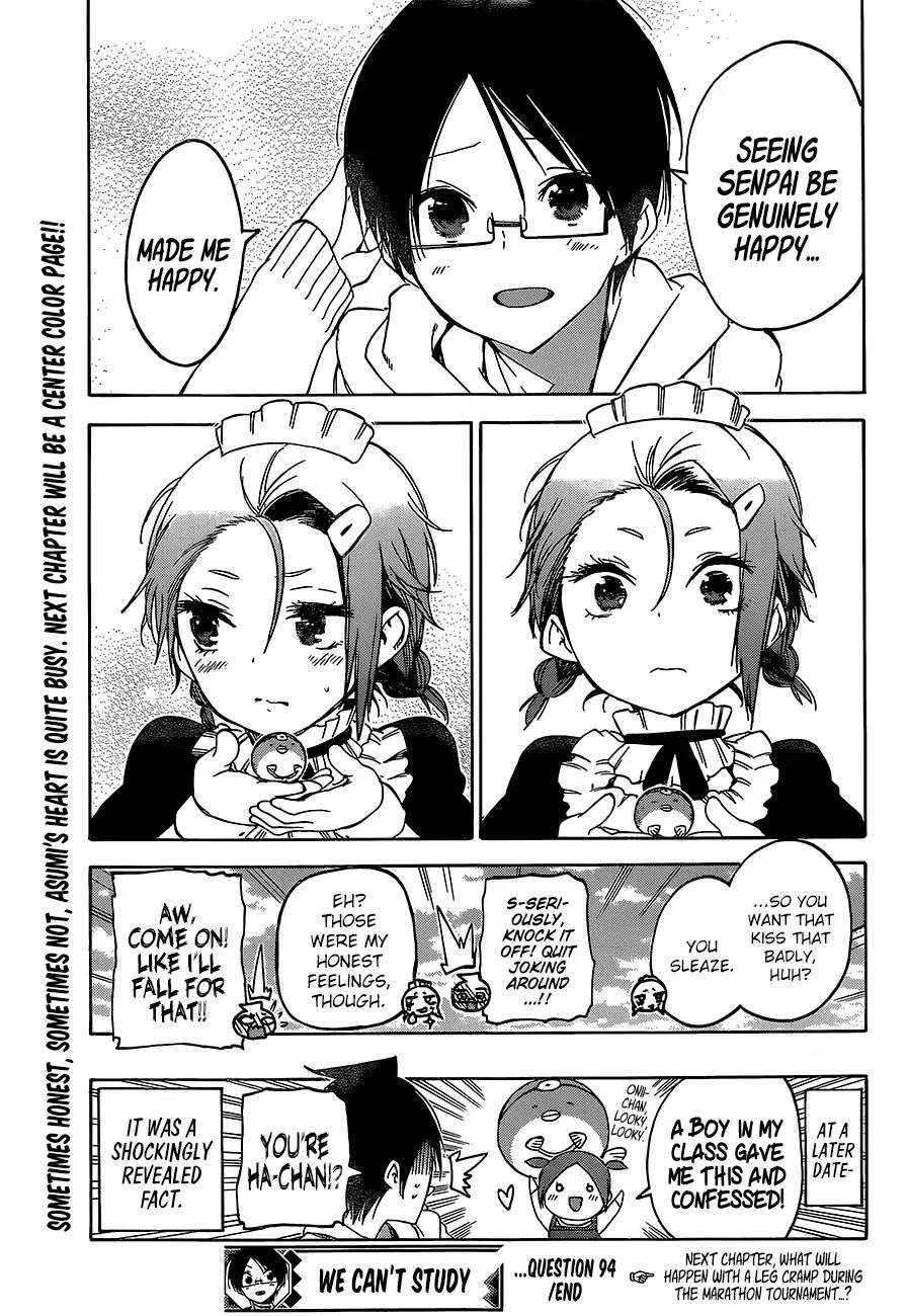 Bokutachi Wa Benkyou Ga Dekinai - Chapter 94: Sometimes, The Predecessor Superimposes [X] Over That Endearing Appearance