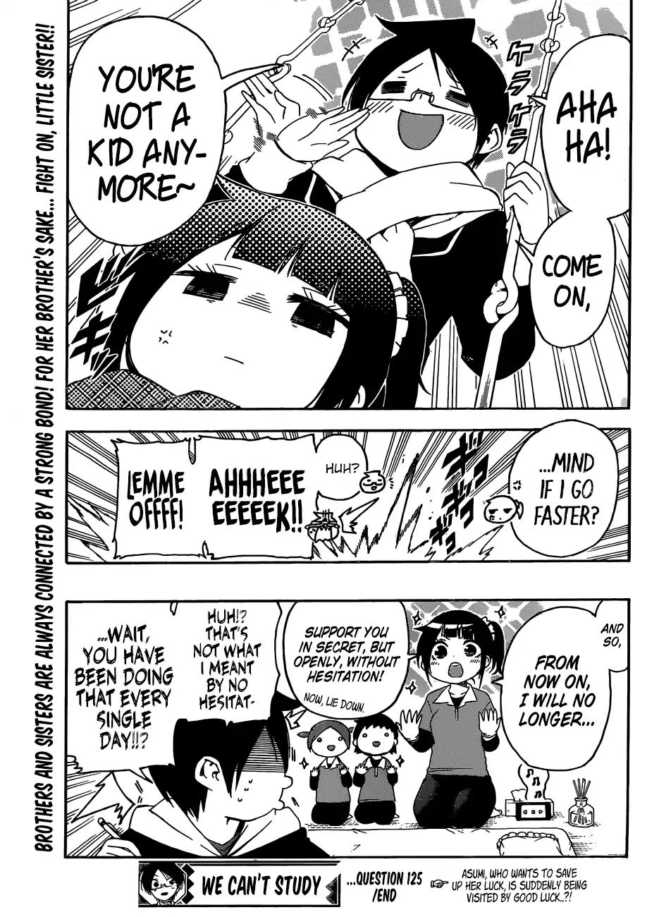 Bokutachi Wa Benkyou Ga Dekinai - Chapter 125: The Girl Who Went Unnoticed Dedicates Herself To [X] Like So