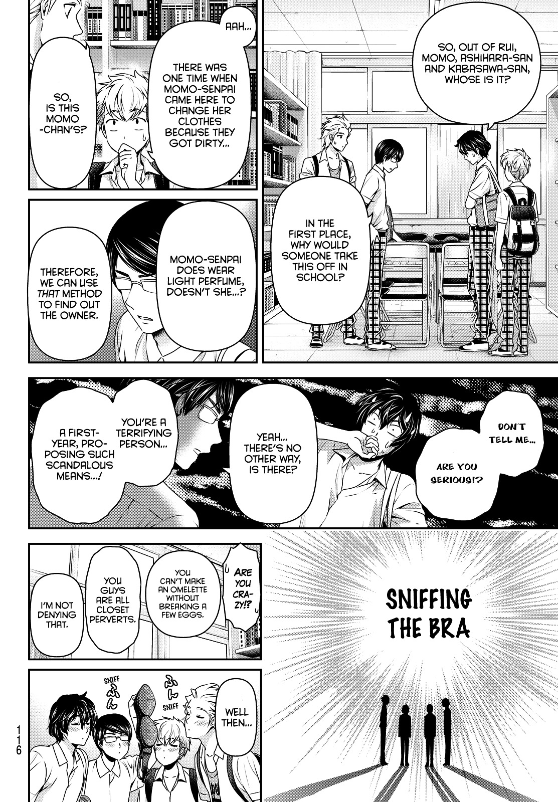 Domestic Na Kanojo - Vol.10 Chapter 91 : Bra Bra Panic (+Omake)