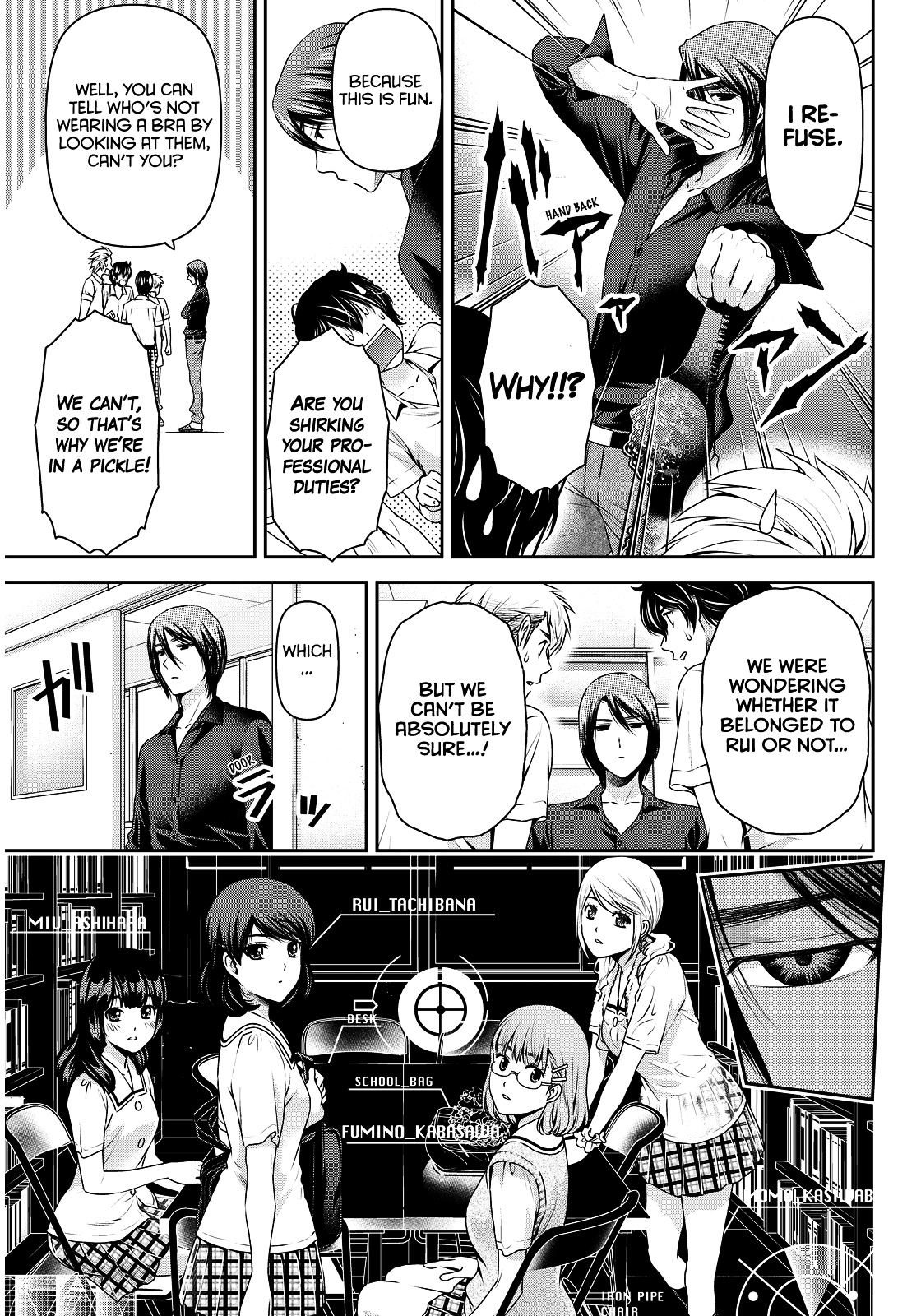 Domestic Na Kanojo - Vol.10 Chapter 91 : Bra Bra Panic (+Omake)