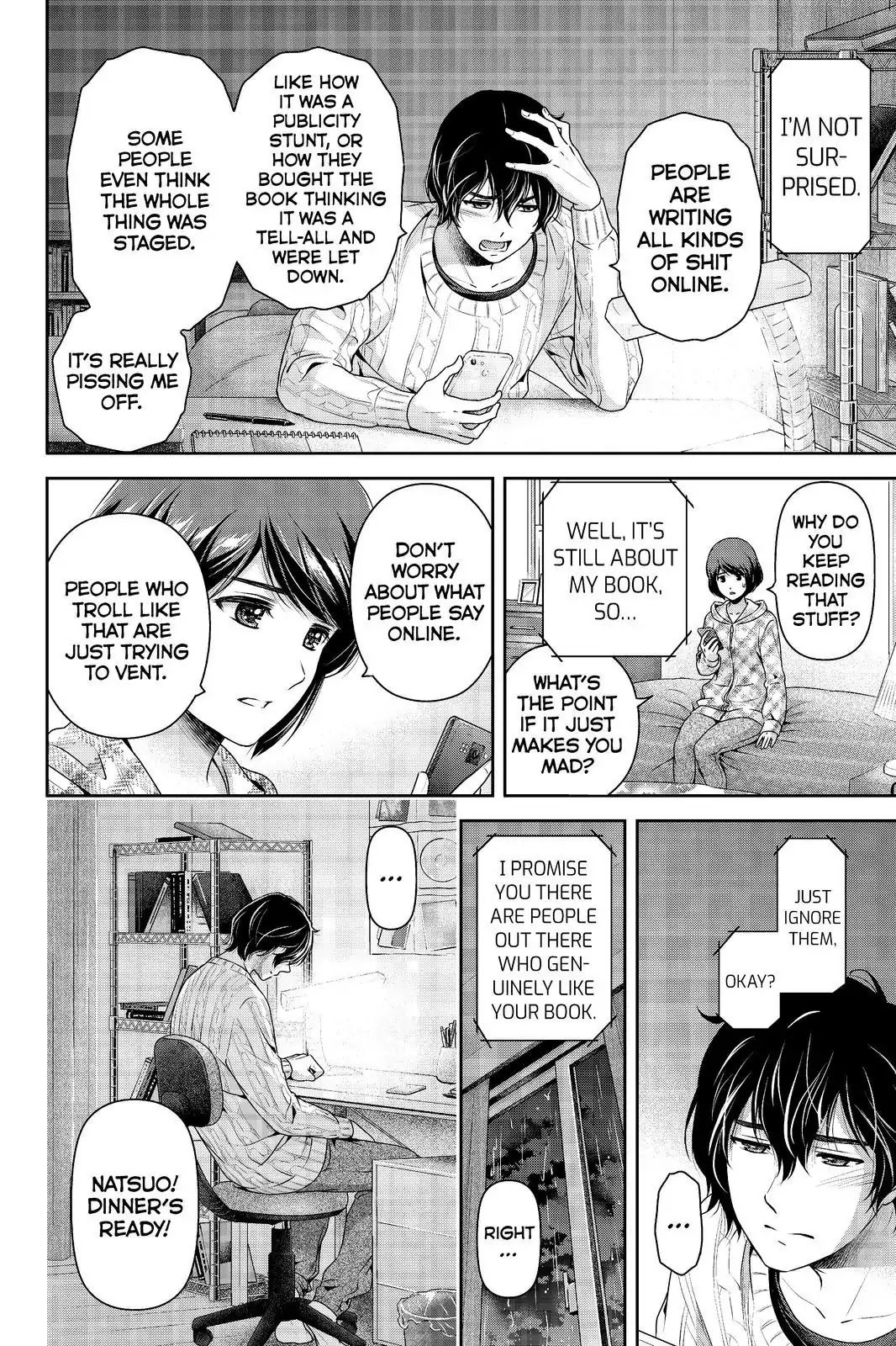 Domestic Na Kanojo - Chapter 203: A Message, And An Audience