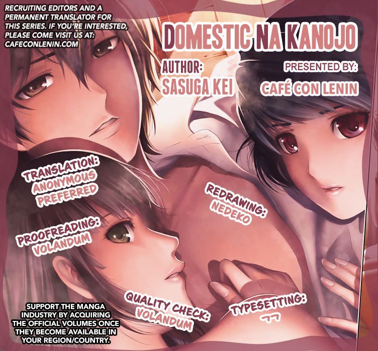 Domestic Na Kanojo - Chapter 28 : It Doesn't Make Any Sense