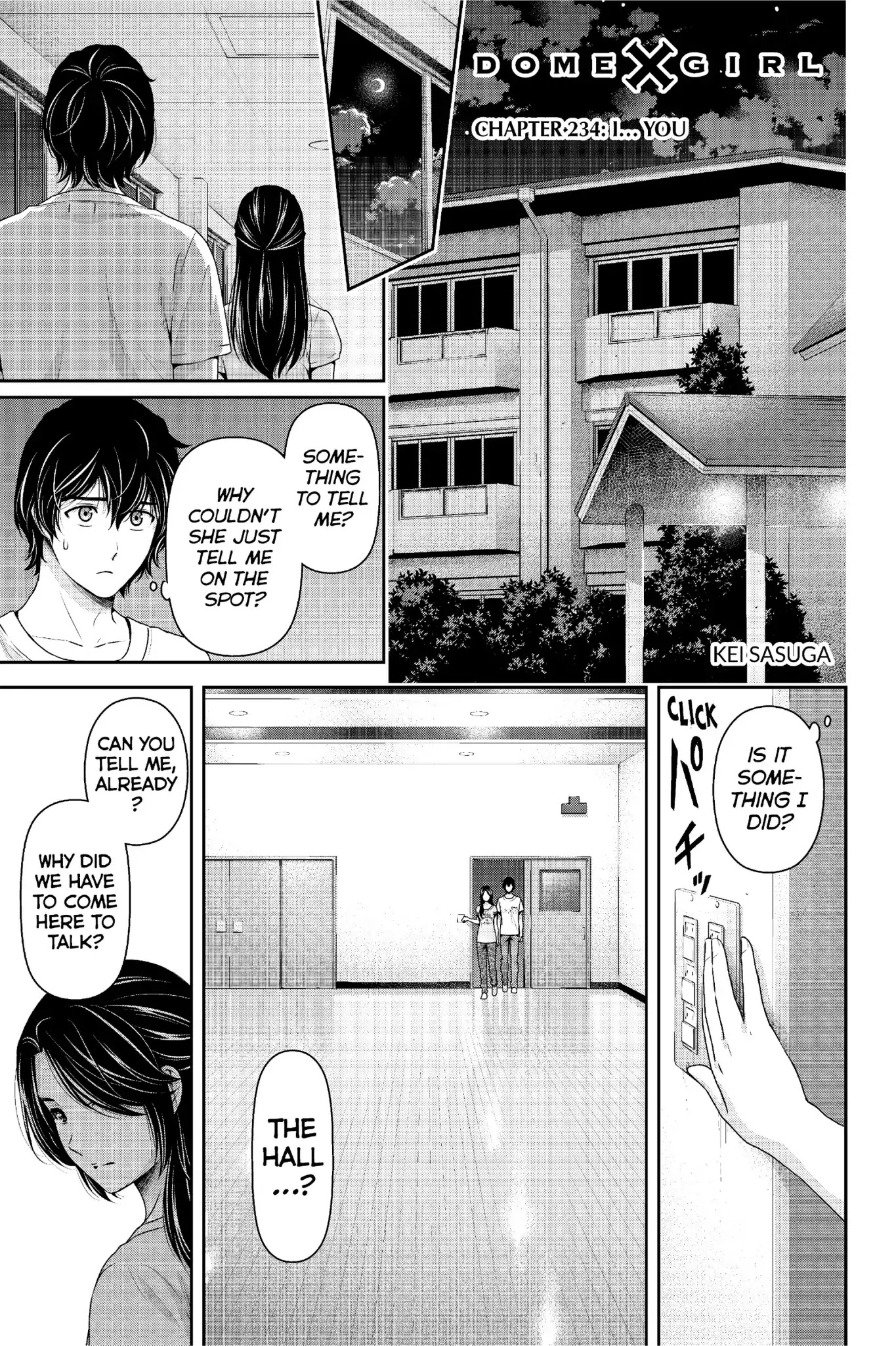 Domestic Na Kanojo - Chapter 234: I...you