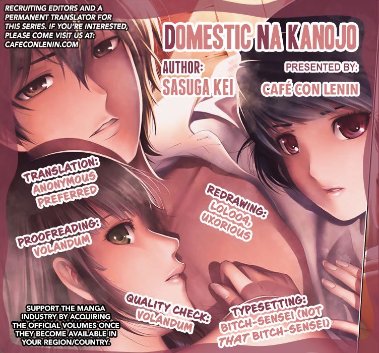 Domestic Na Kanojo - Chapter 24 : That Shouldn't Happen