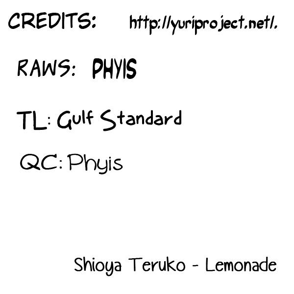 Lemonade (Shioya Teruko) - Vol.1 Chapter 6