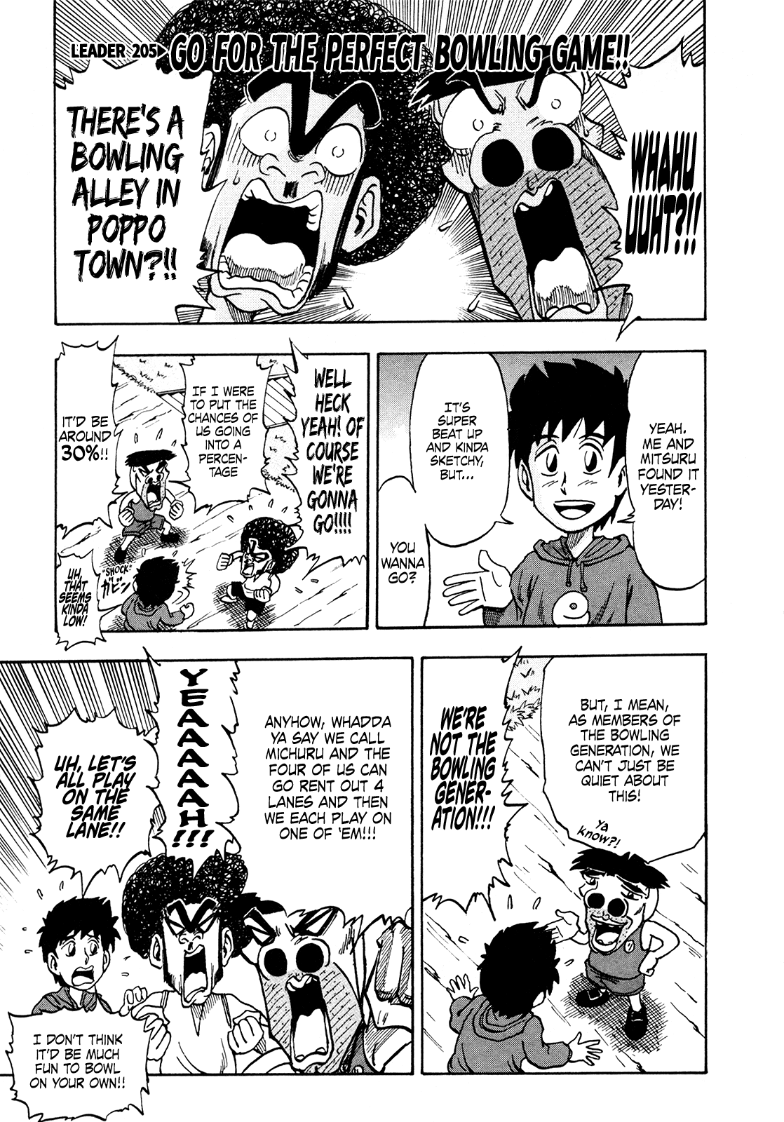 Seikimatsu Leader Den Takeshi! - Vol.11 Chapter 205: Go For The Perfect Bowling Game!!