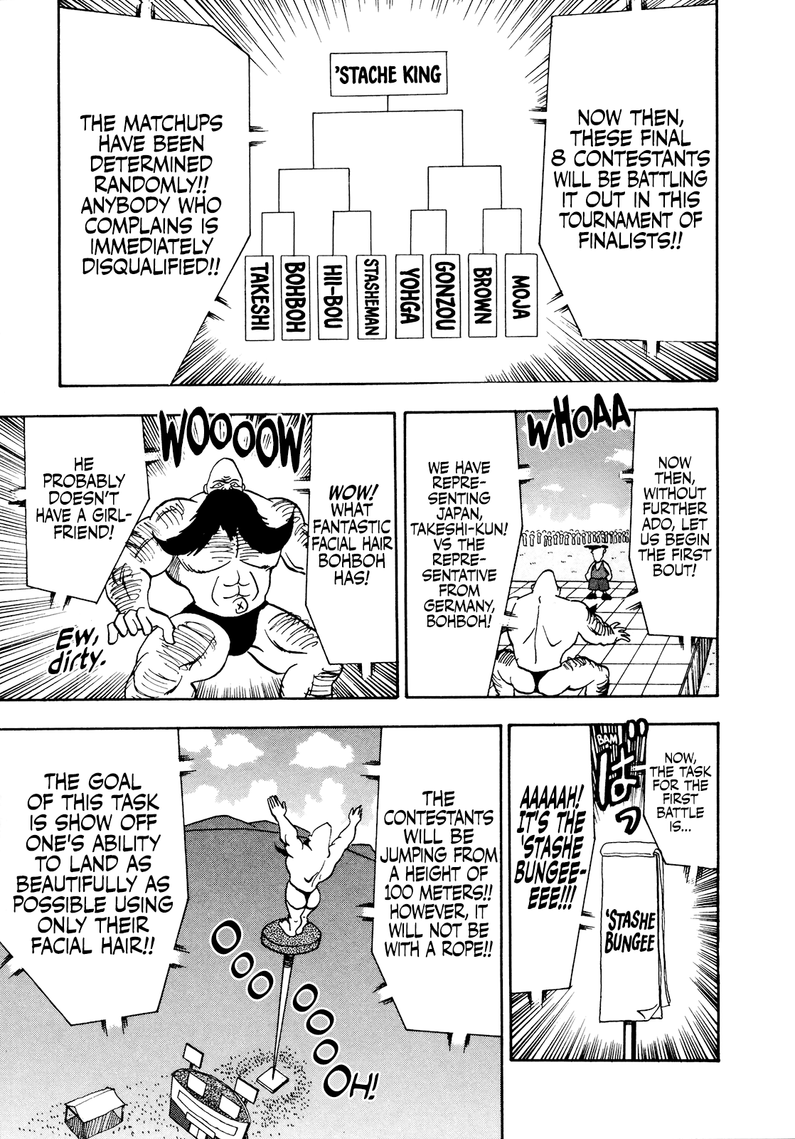 Seikimatsu Leader Den Takeshi! - Vol.3 Chapter 48: The Curtain Opens On The Mustachelympics!!