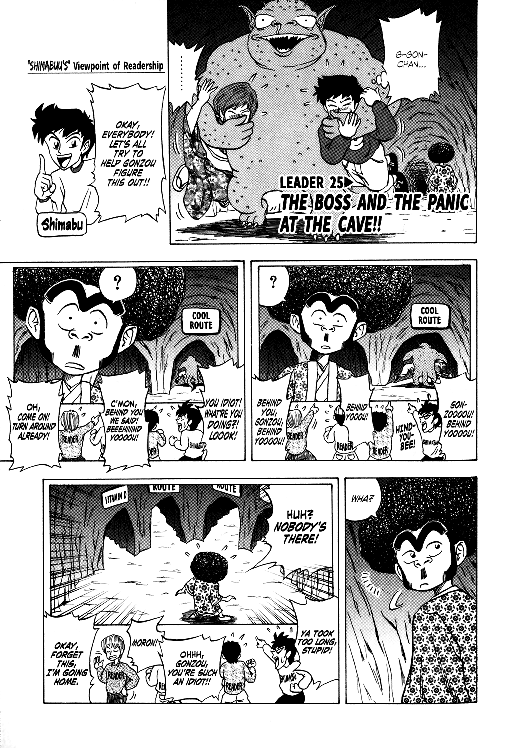 Seikimatsu Leader Den Takeshi! - Vol.2 Chapter 25: The Boss And The Panic At The Cave!!