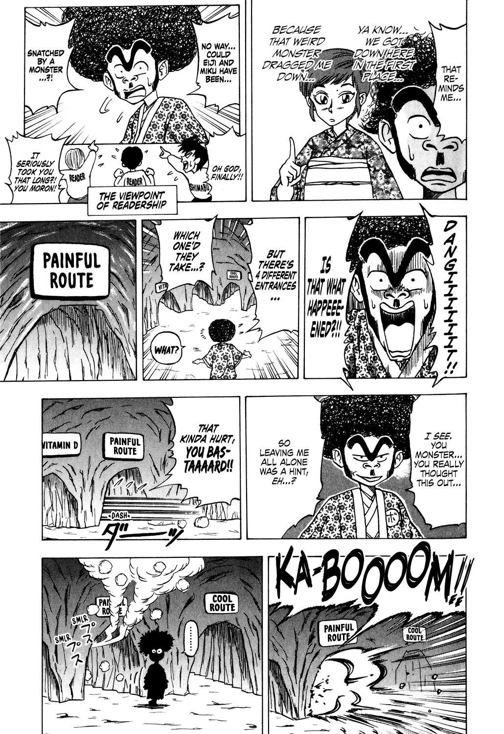 Seikimatsu Leader Den Takeshi! - Vol.2 Chapter 25: The Boss And The Panic At The Cave!!