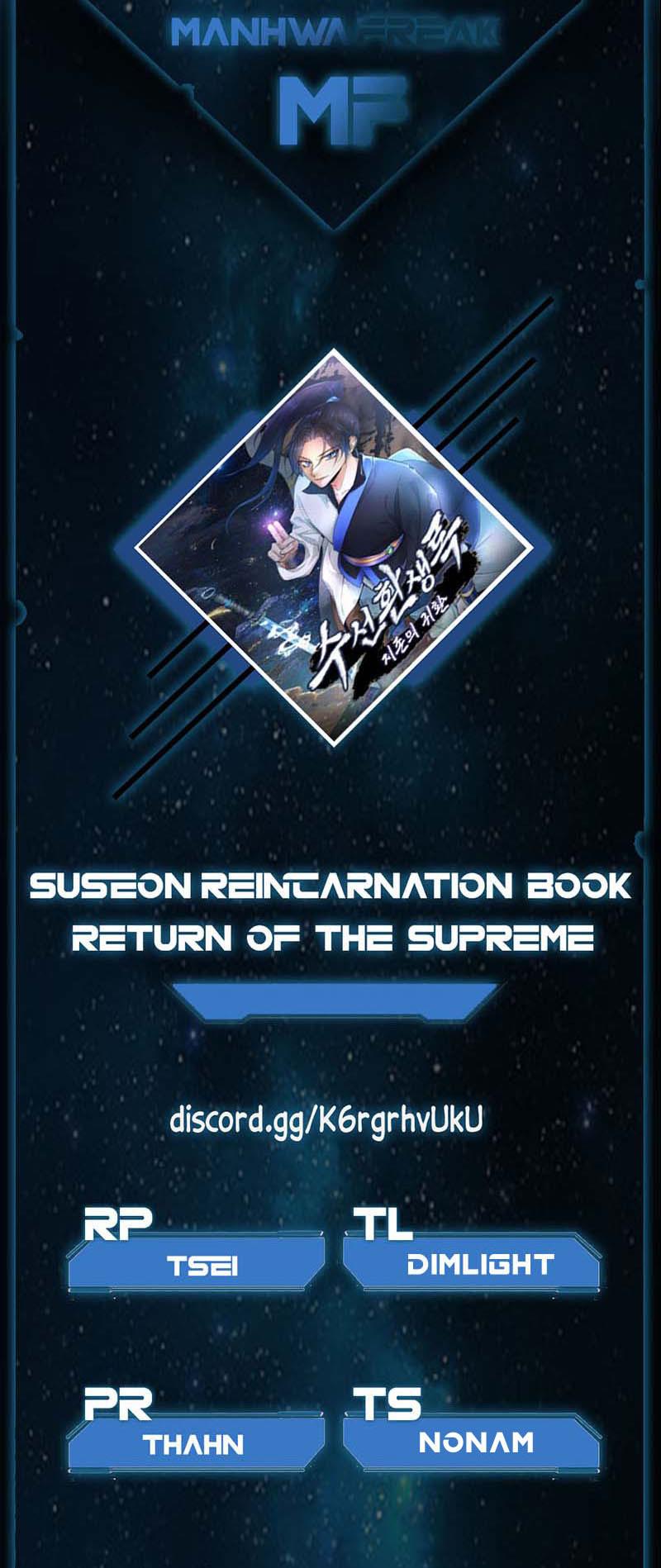 Suseon Reincarnation Book Return Of The Supreme - Chapter 20