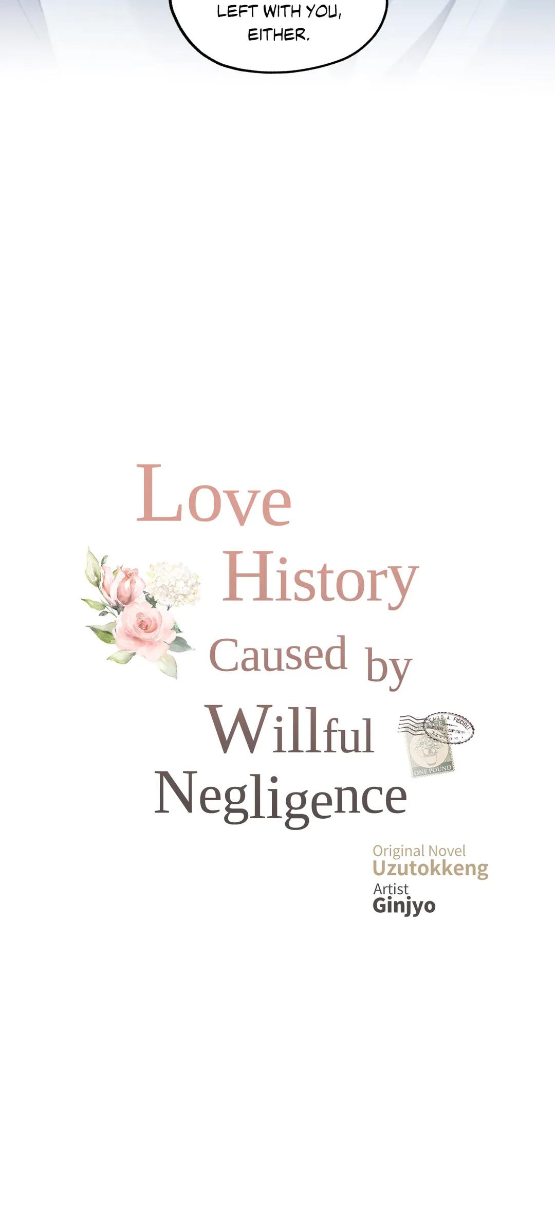 Love History Caused By Willful Negligence - Chapter 53