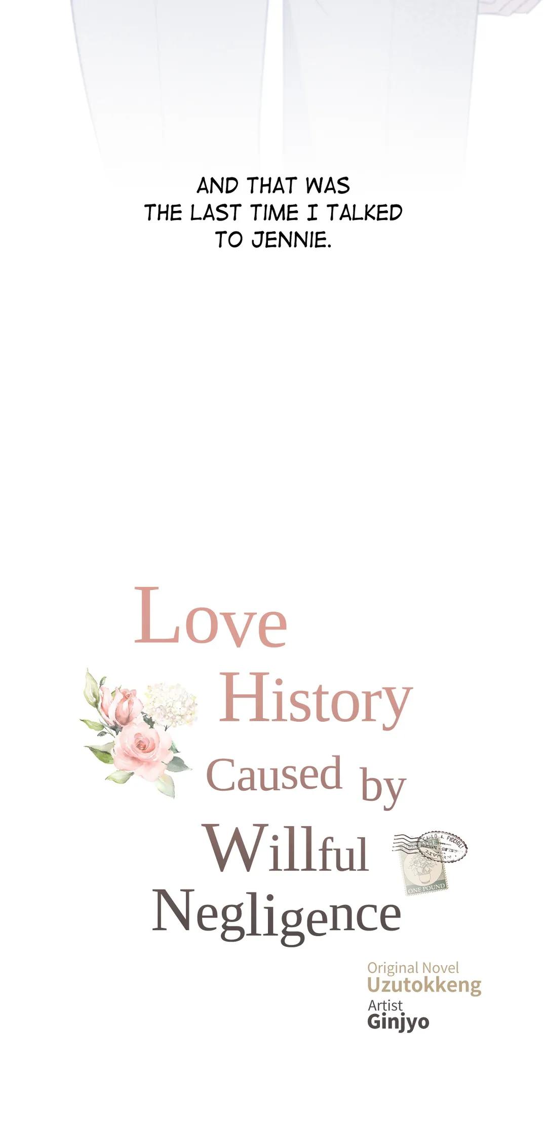 Love History Caused By Willful Negligence - Chapter 55