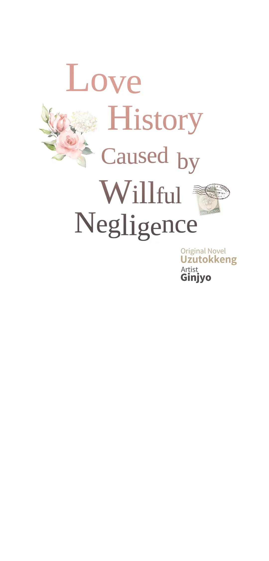 Love History Caused By Willful Negligence - Chapter 59