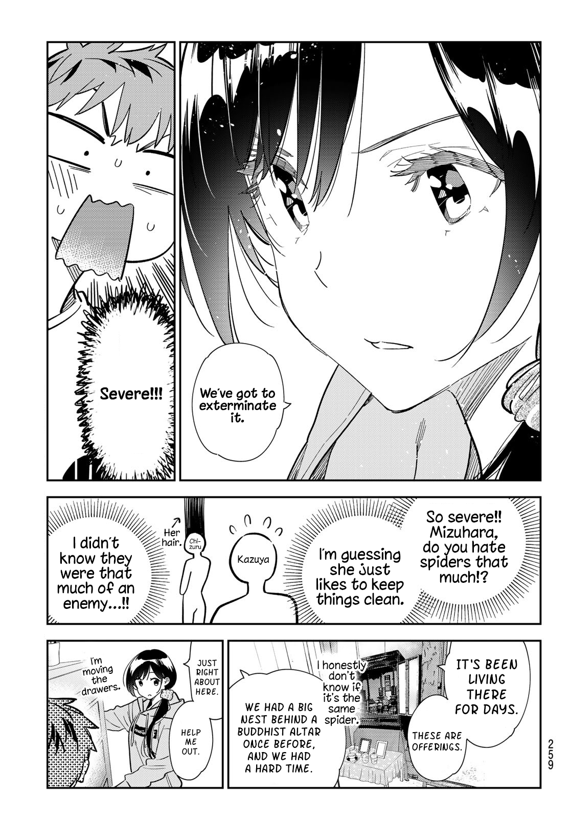 Kanojo, Okarishimasu - Chapter 281: The Girlfriend And The Spider