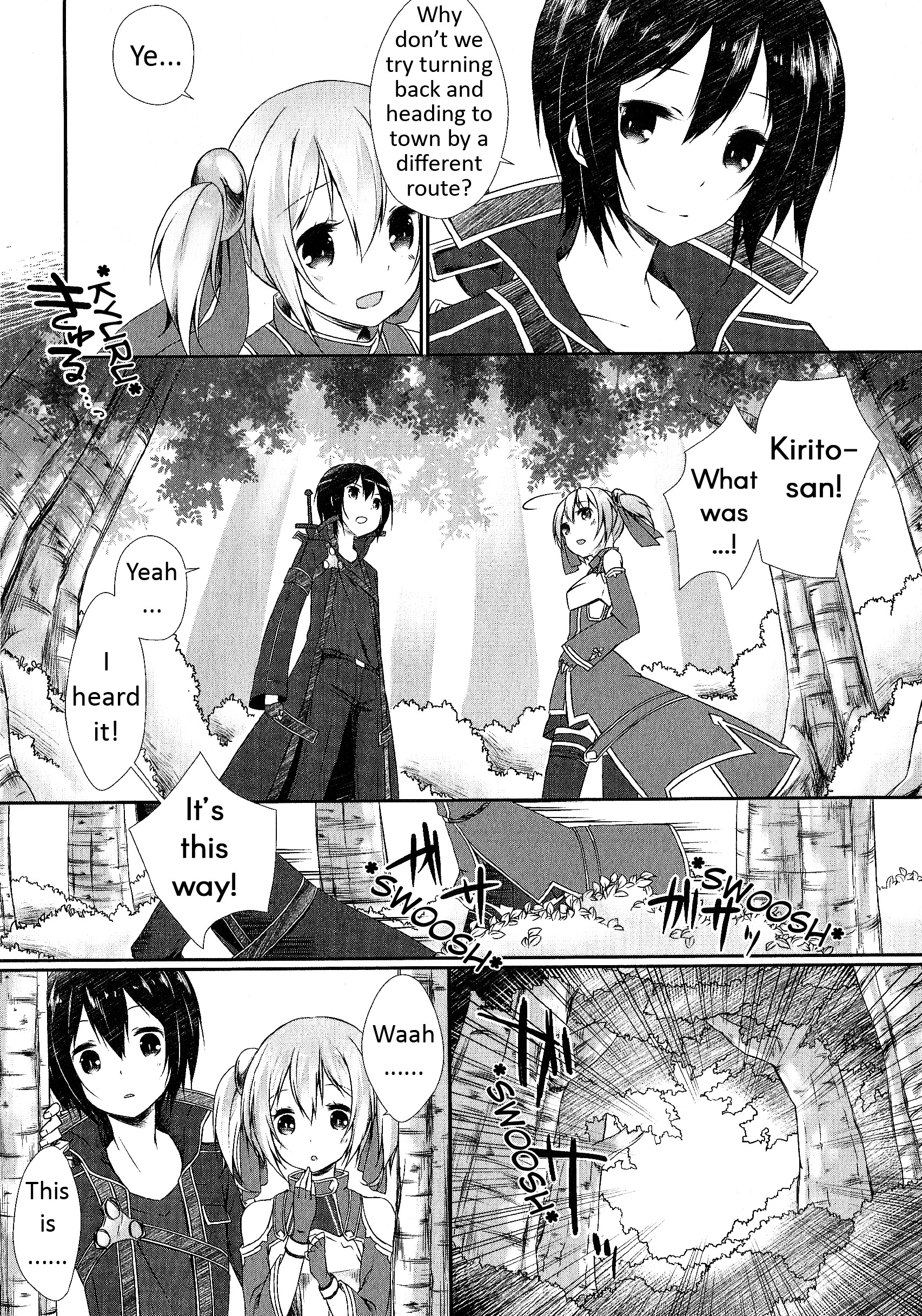 Sword Art Online Comic Anthology - Vol.1 Chapter 2 : The Secret In The Depths Of The Forest