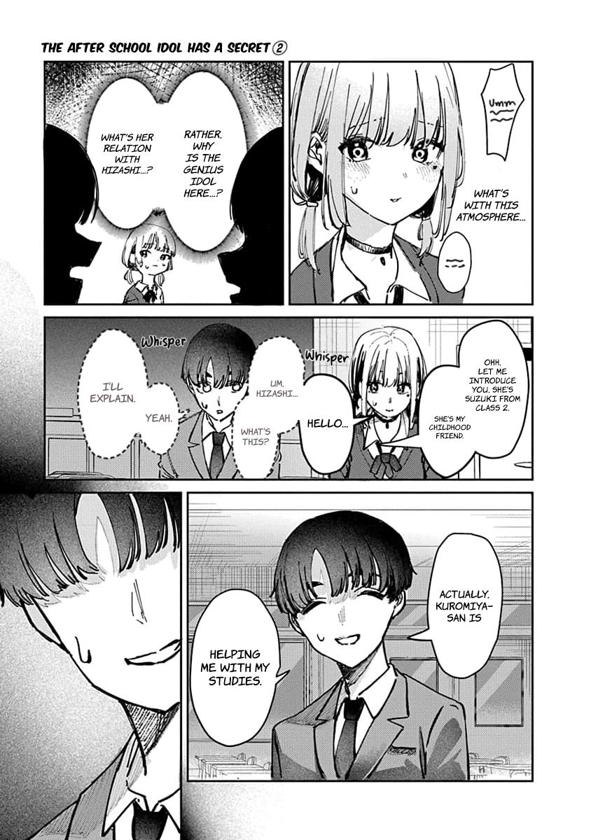 Houkago No Idol Ni Wa Himitsu Ga Aru - Vol.2 Chapter 9: Kuromiya-San And The Childhood Friend