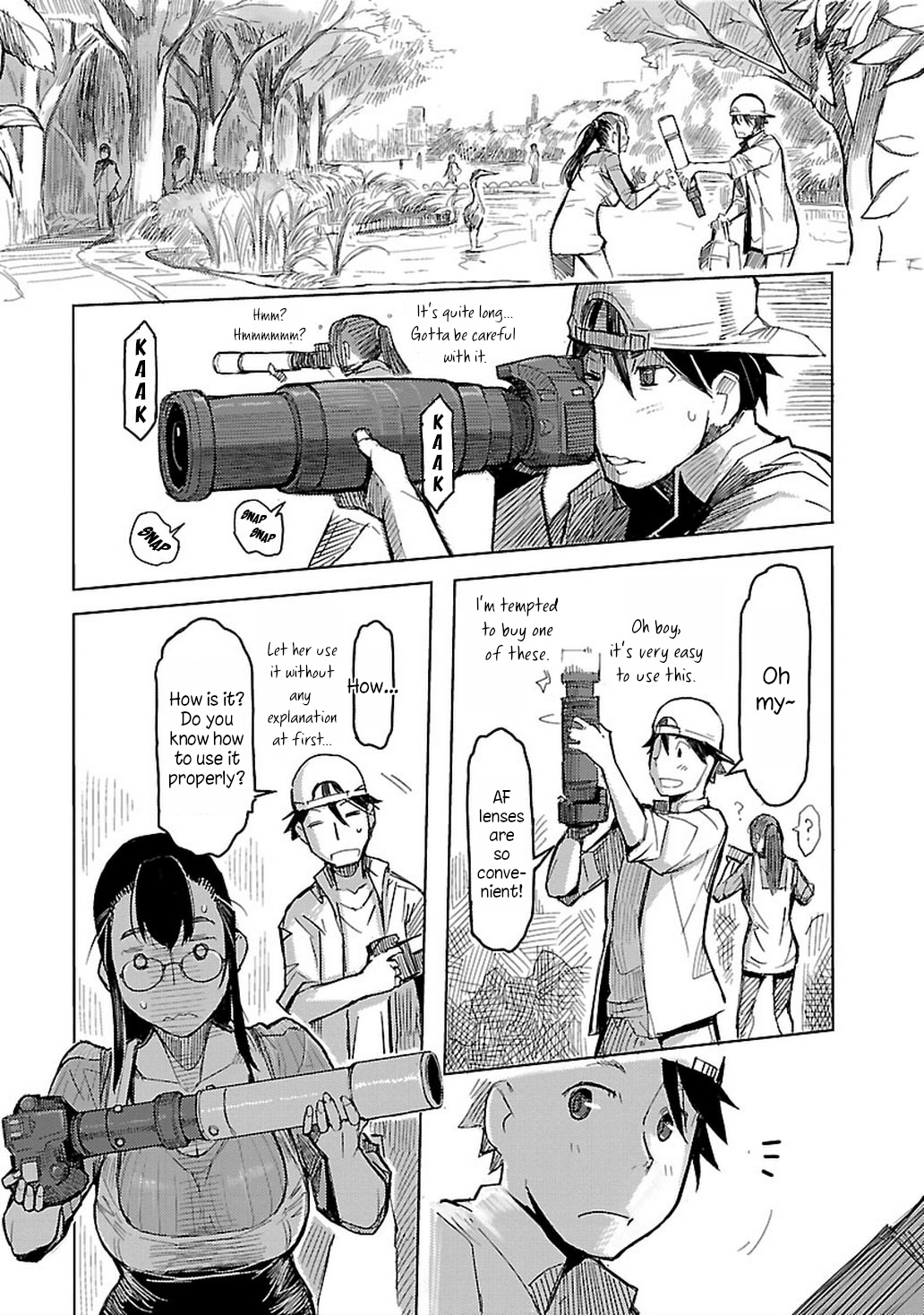 Akiyama-San No Tori Life - Vol.1 Chapter 4: Challenge! Manual Focus!