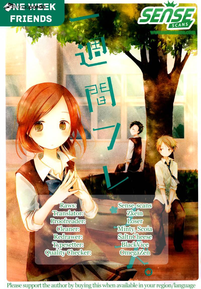 Isshuukan Friends - Chapter 34 : Surprisingly Alright