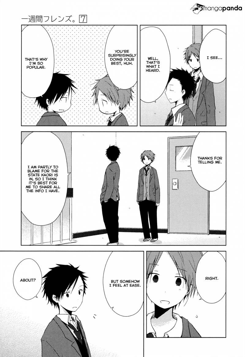 Isshuukan Friends - Chapter 34 : Surprisingly Alright