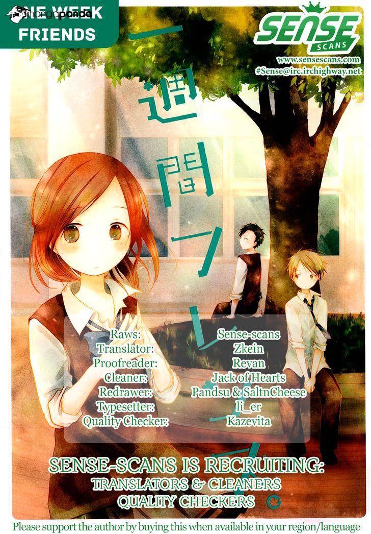 Isshuukan Friends - Chapter 18 : A Burden's Rhapsody