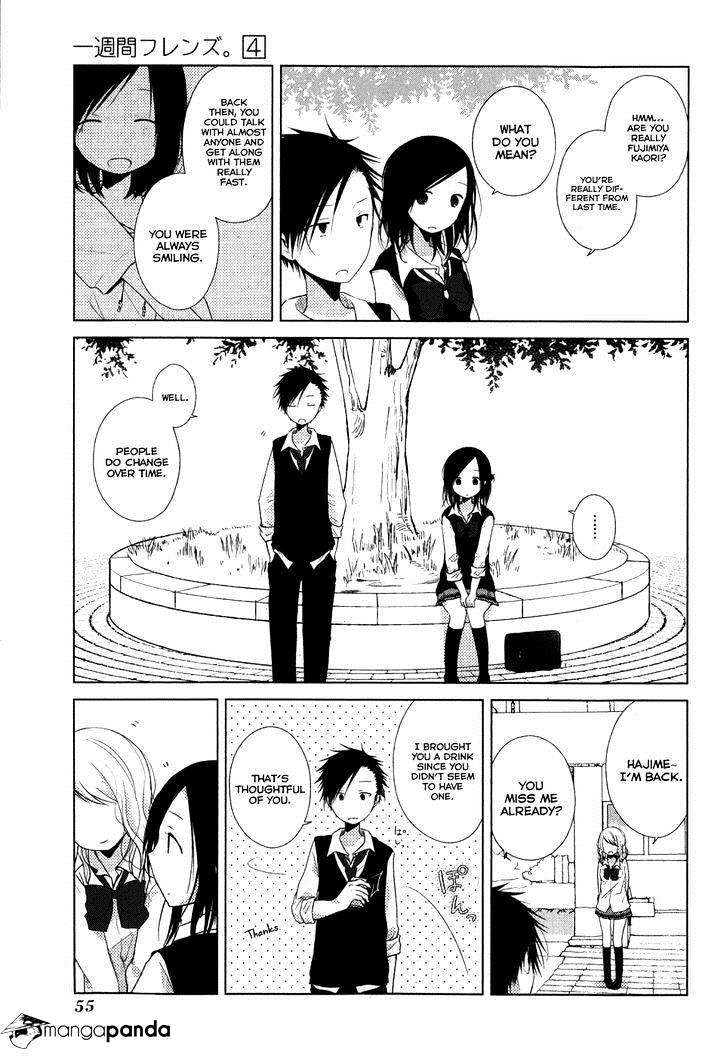 Isshuukan Friends - Chapter 18 : A Burden's Rhapsody