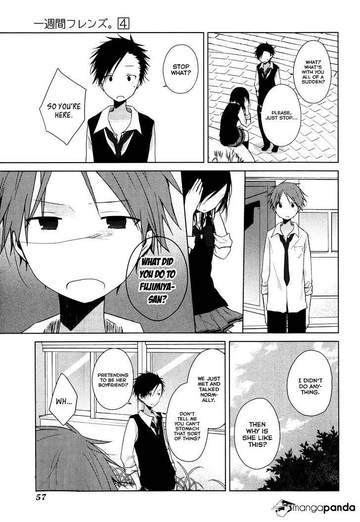 Isshuukan Friends - Chapter 18 : A Burden's Rhapsody