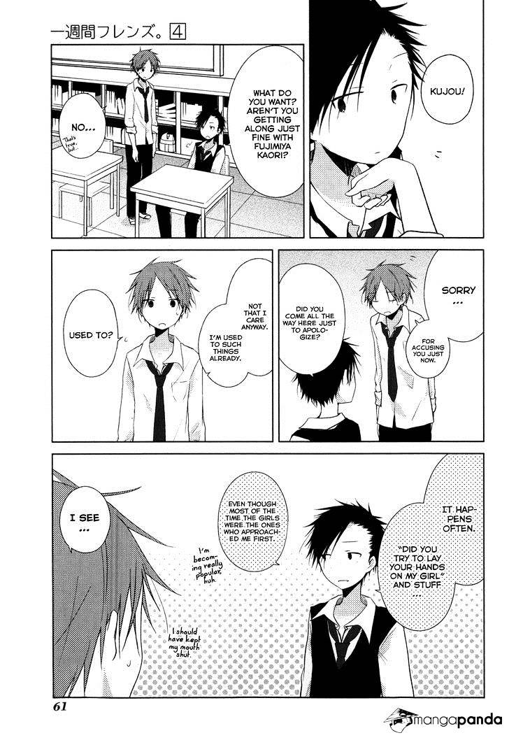 Isshuukan Friends - Chapter 18 : A Burden's Rhapsody