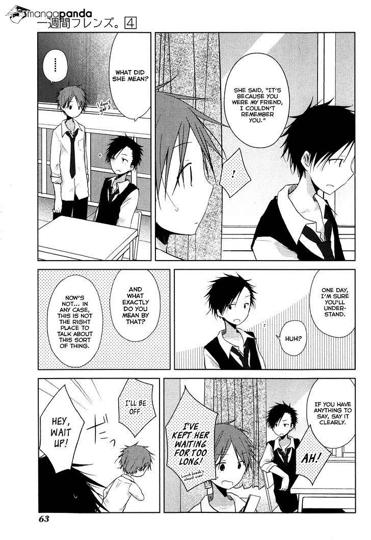 Isshuukan Friends - Chapter 18 : A Burden's Rhapsody