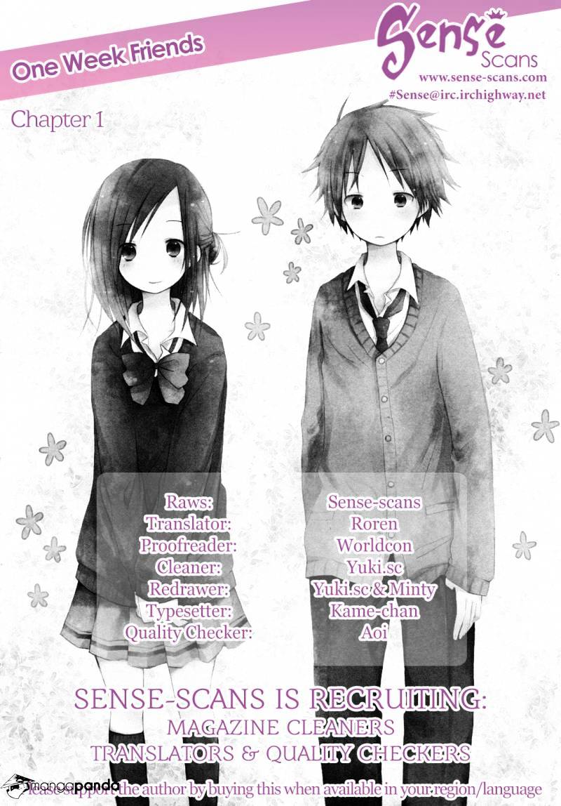 Isshuukan Friends - Chapter 1 : Please Become My Friend