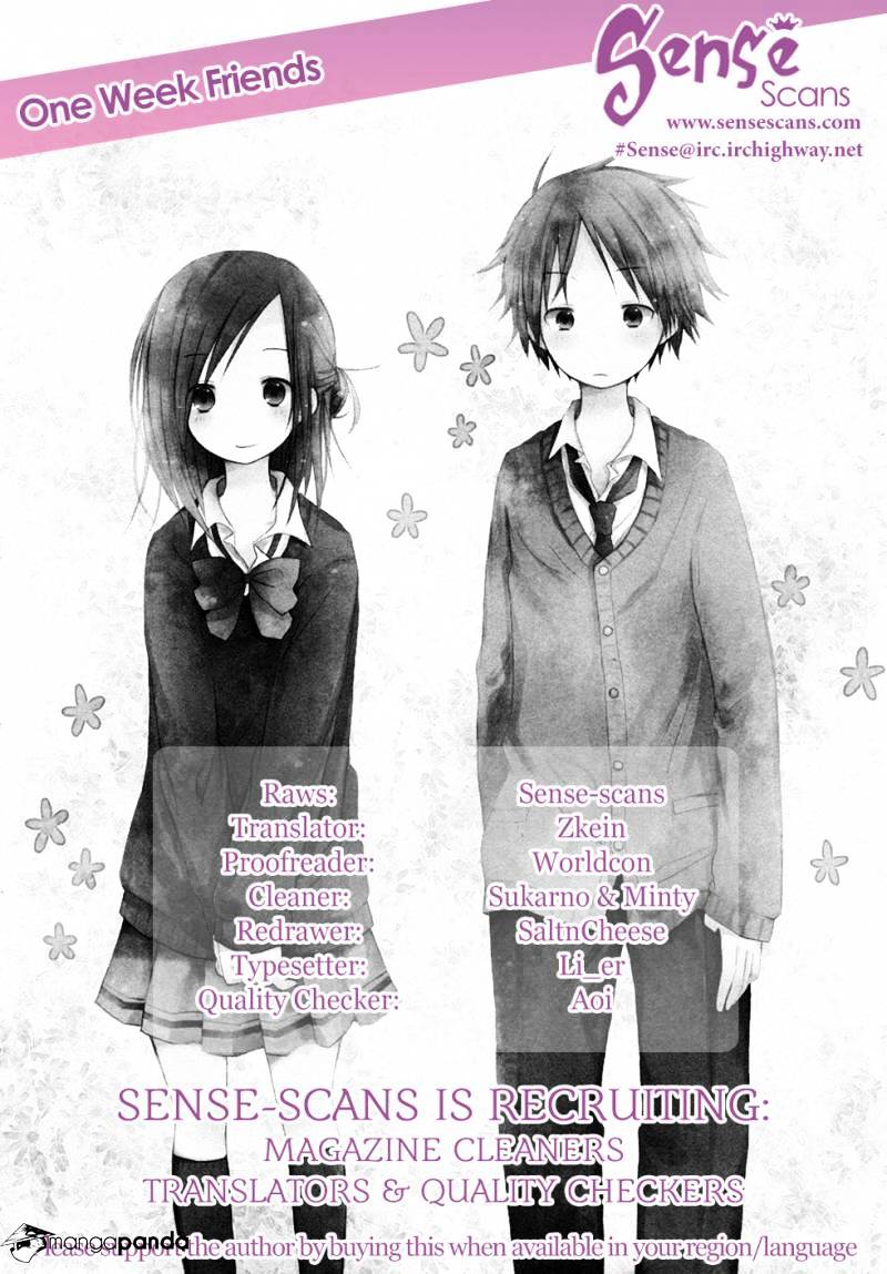 Isshuukan Friends - Chapter 8 : A New Friend